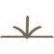 Ekena Millwork Redmond Smooth Timber Gable Bracket, Douglas Fir, 72"W x 39"H x 1 1/2"D x 3 1/2"F, 13/12 Pitch GBW072X39X0204RED00SDF - alternate 3